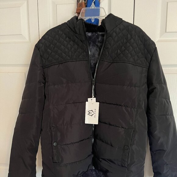 XL MEN'S WINTER JACKET BLACK - Picture 1 of 3